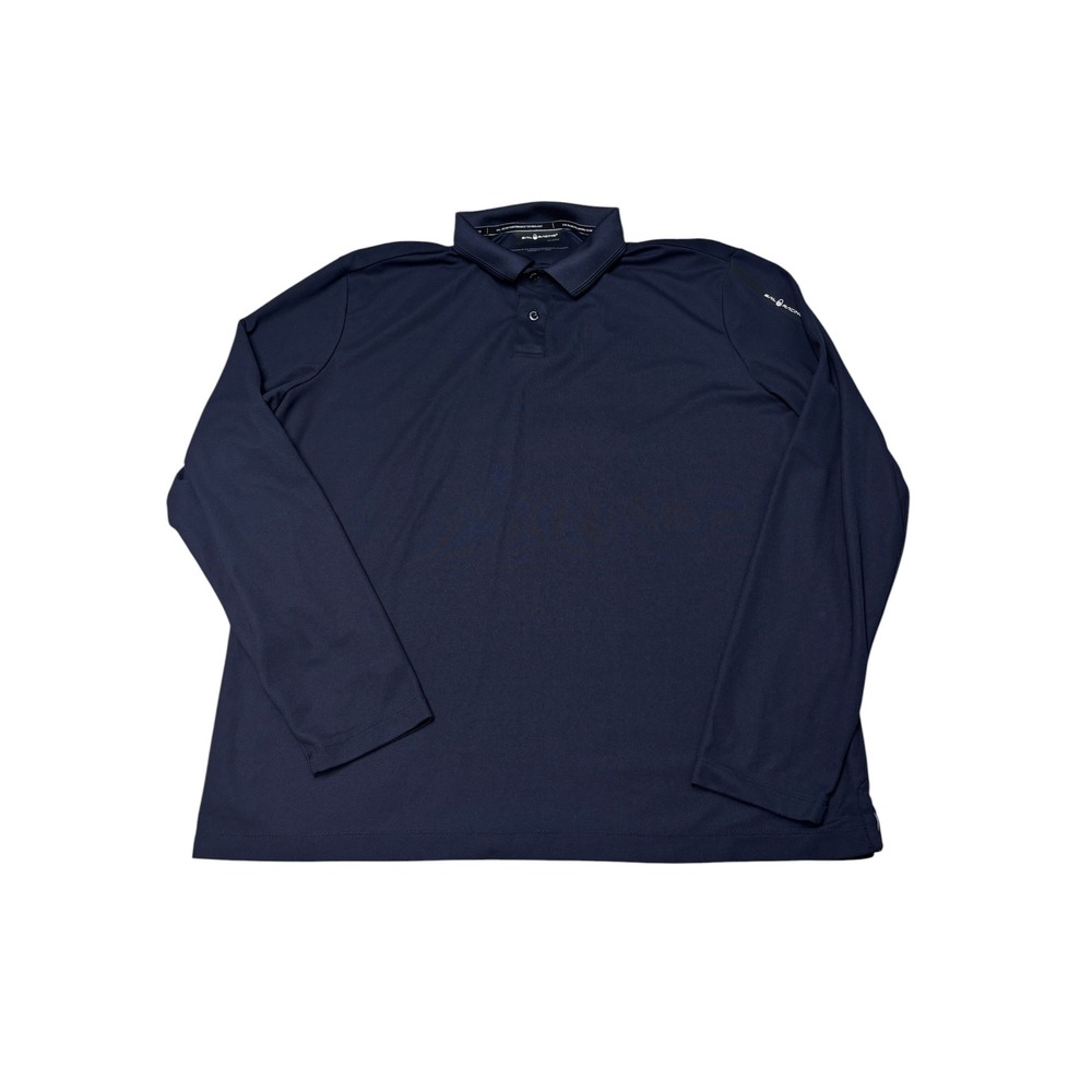 Sail Racing Spray Technical LS Polo Navy Blue Mens XXL 2311610 Long Sleeve